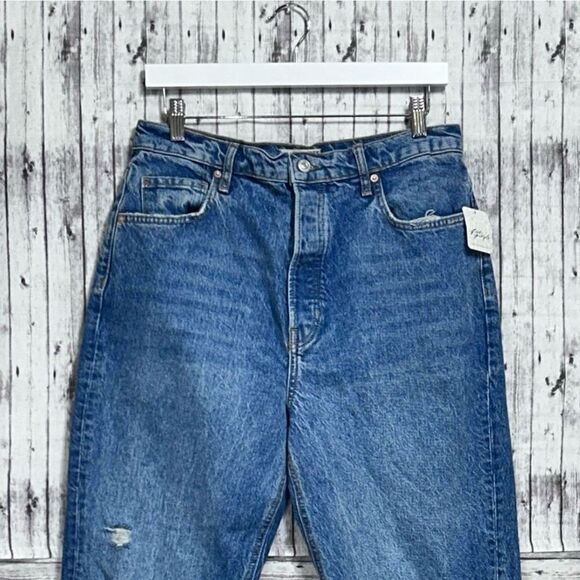 Free People Tapered Baggy Boyfriend Jeans - Picture 3 of 11